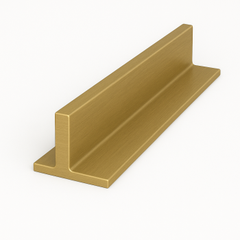 Латунный профиль Т-образный 14 мм ЛС59-1 в наличии в Мурманске