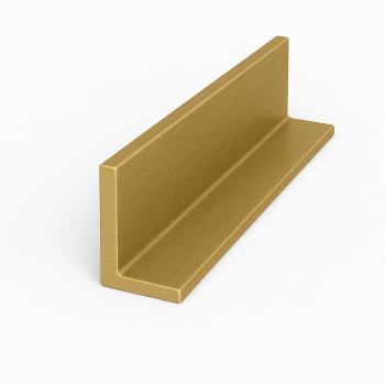 Латунный профиль Г-образный 50 мм ЛС59-1 в наличии в Мурманске