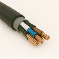 Кабель контрольный алюминиевый АКВБбШв 4х4 изолированный круглый