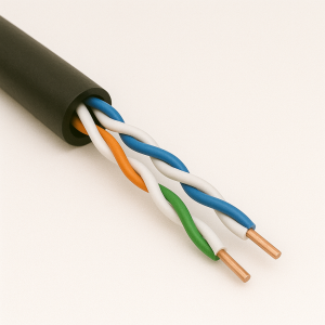 Витая пара с тросом U/UTP 5е 4 пары 25 AWG неэкранированная в наличии в Мурманске