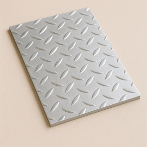 Алюминиевый рифленый лист даймонд 1,2х1500х6000 мм АМг2 в наличии в Мурманске