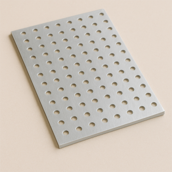 Алюминиевый перфорированный лист Rv 5х8х1 мм А5 в наличии в Мурманске