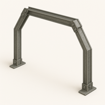 Трапециевидная податливая крепь 3 стойки КМП-Т3 СВП-17 в наличии в Мурманске