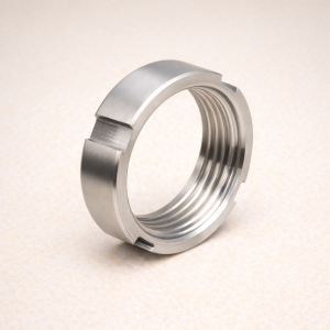 Гайка шлицевая AISI 304 2 1/2" в наличии в Мурманске