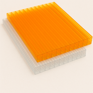 Сотовый поликарбонат 8х2100х12000 мм бирюзовый 52% в наличии в Мурманске