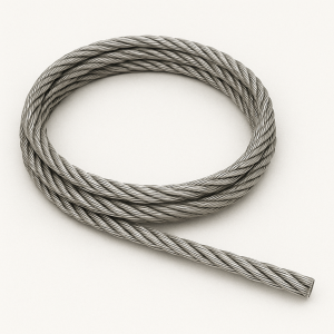 Трос нержавеющий авиационный 6,6 мм ЛК-О 6х19(1+6+12)+1х19(1+6+12) ГОСТ 2172-80 в наличии в Мурманске