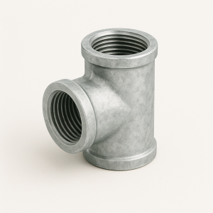 Тройник оцинкованный приварной ДУ 108 в наличии в Мурманске