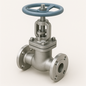 Задвижка нержавеющая фланцевая Ду 125 Ру 16 в наличии в Мурманске