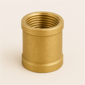 Муфта латунная прямая резьбовая 40 мм 1 1/2 ГОСТ 32590-2013 в наличии в Мурманске